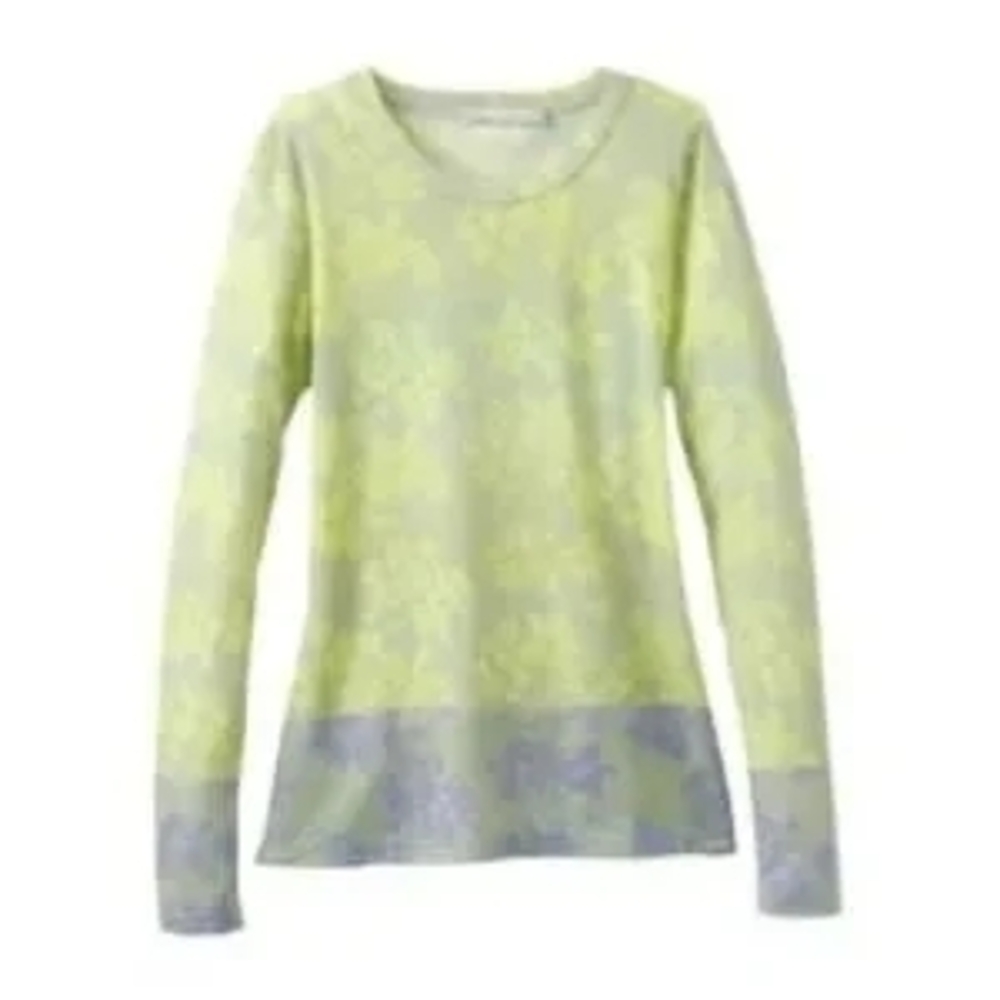Prana Women Medium Francie Top Goldfinch Chantilly M